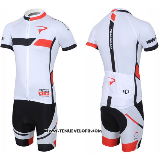2013 Maillot Ciclismo Pinarello Noir et Blanc Manches Courtes et Cuissard