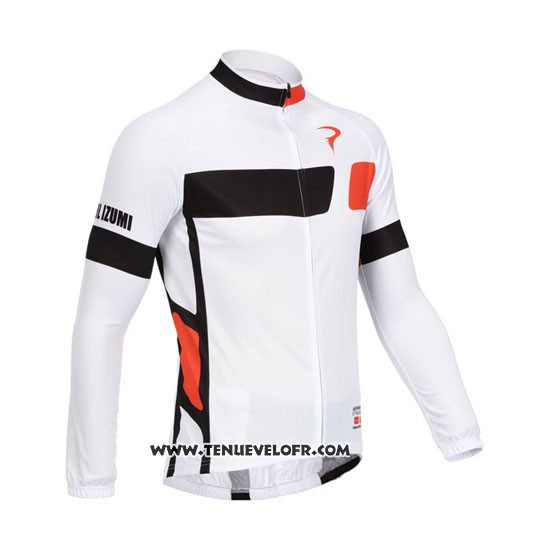 2013 Maillot Ciclismo Pinarello Noir et Blanc Manches Longues et Cuissard