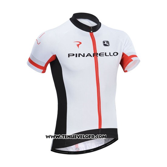 2014 Maillot Ciclismo Pinarello Noir et Blanc Manches Courtes et Cuissard