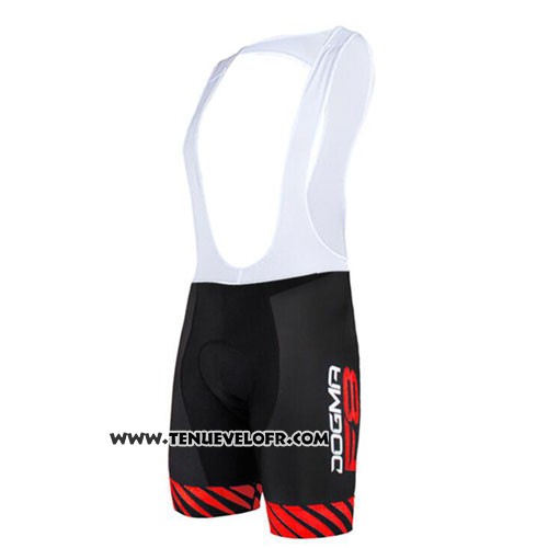 2015 Maillot Ciclismo Pinarello Noir et Rouge Manches Courtes et Cuissard