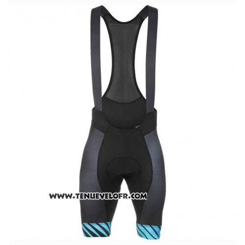 2016 Maillot Ciclismo Pinarello Noir et Bleu Manches Courtes et Cuissard