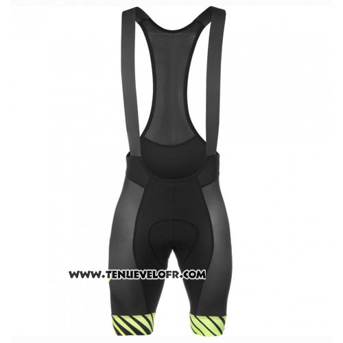 2016 Maillot Ciclismo Pinarello Noir et Jaune Manches Courtes et Cuissard