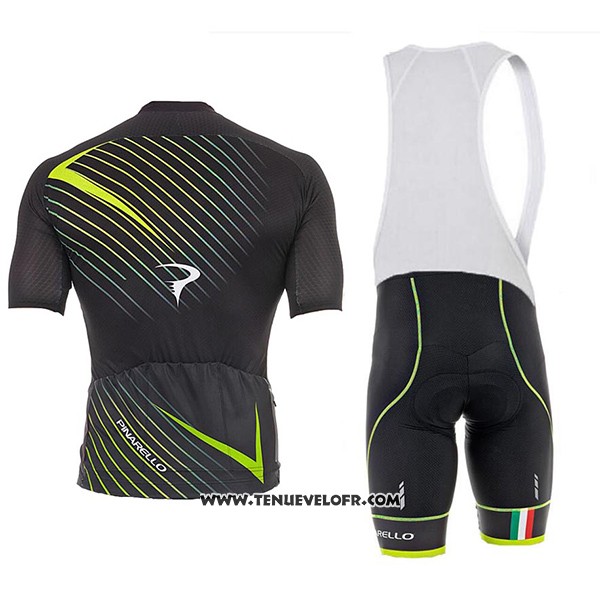 2017 Maillot Ciclismo Pinarello Noir Manches Courtes et Cuissard