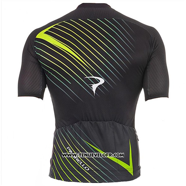 2017 Maillot Ciclismo Pinarello Noir Manches Courtes et Cuissard