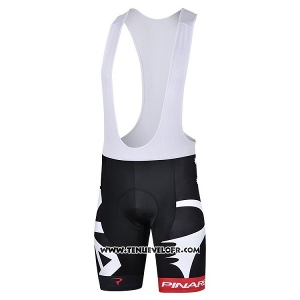 2018 Maillot Ciclismo Pinarello Blanc Rouge Manches Courtes et Cuissard
