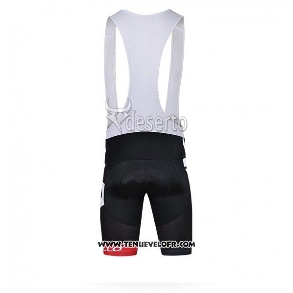 2018 Maillot Ciclismo Pinarello Blanc Rouge Manches Courtes et Cuissard