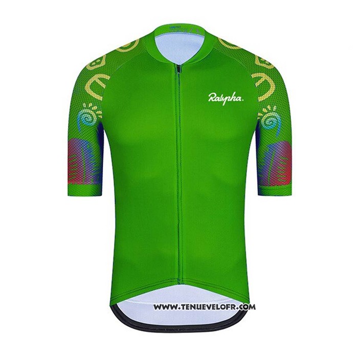 2021 Maillot Cyclisme Ralph Vert Manches Courtes et Cuissard