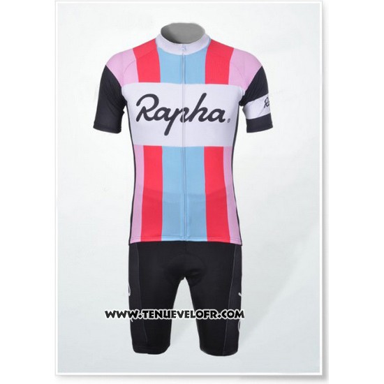 2012 Maillot Ciclismo Rapha Rouge et Blanc Manches Courtes et Cuissard