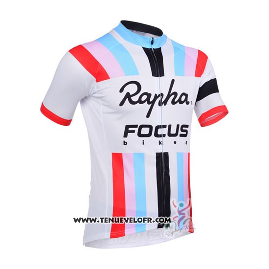 2013 Maillot Ciclismo Rapha Blanc Manches Courtes et Cuissard