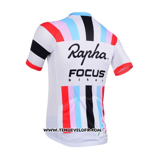2013 Maillot Ciclismo Rapha Blanc Manches Courtes et Cuissard