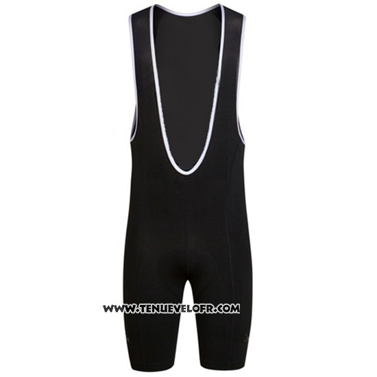 2016 Maillot Ciclismo Rapha Bleu et Noir Manches Courtes et Cuissard