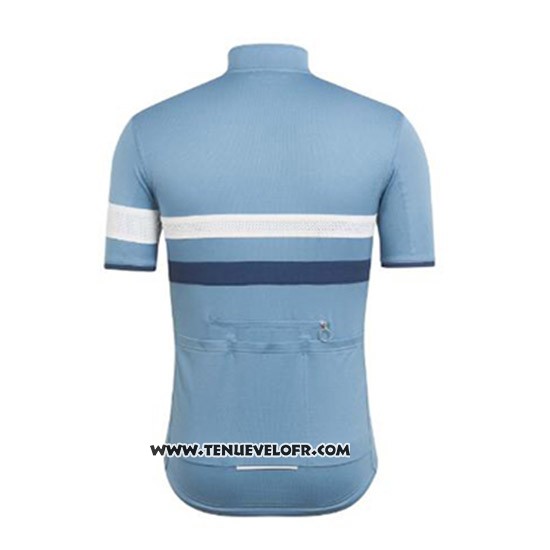 2018 Maillot Ciclismo Ralph Bleu et Bleu Profond Manches Courtes et Cuissard