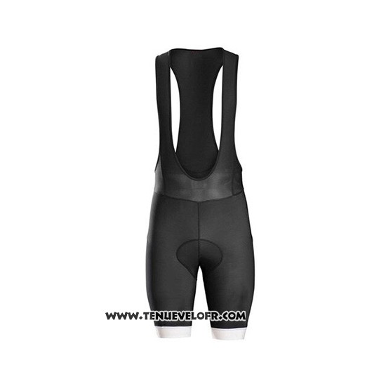 2019 Maillot Ciclismo Rapha Blanc Noir Manches Courtes et Cuissard