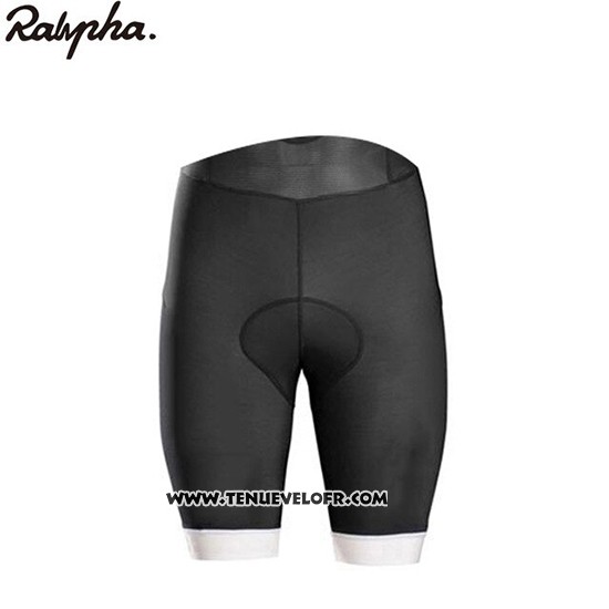 2019 Maillot Ciclismo Rapha Blanc Noir Manches Courtes et Cuissard