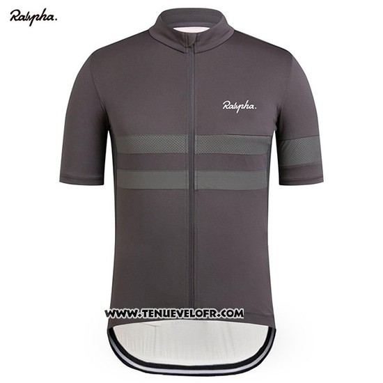 2019 Maillot Ciclismo Rapha Fonce Gris Manches Courtes et Cuissard