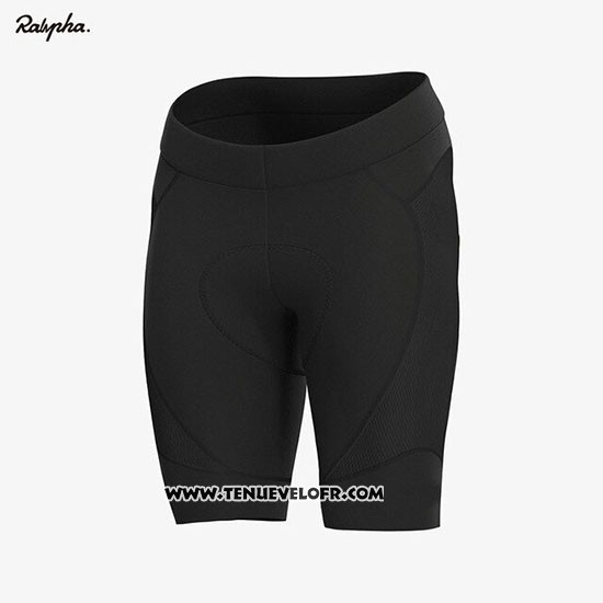 2019 Maillot Ciclismo Rapha Noir Jaune Manches Courtes et Cuissard