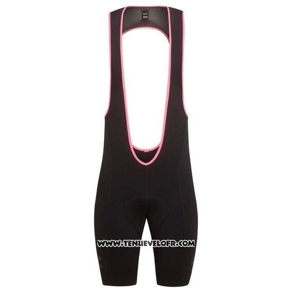 2019 Maillot Ciclismo Rapha Noir Rose Manches Courtes et Cuissard