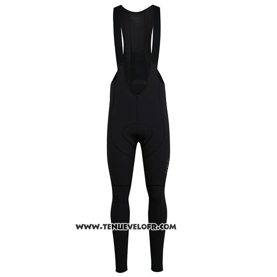 2019 Maillot Ciclismo Rapha Noir Rose Manches Longues et Cuissard