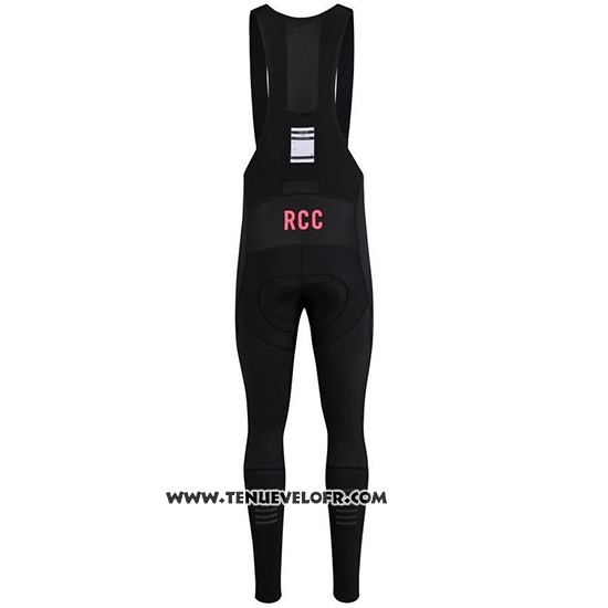 2019 Maillot Ciclismo Rapha Noir Rose Manches Longues et Cuissard