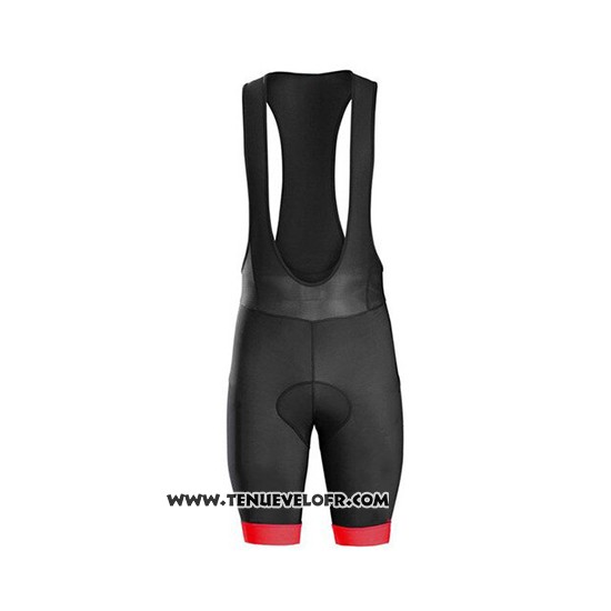 2019 Maillot Ciclismo Rapha Rouge Blanc Manches Courtes et Cuissard
