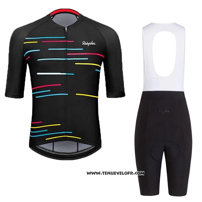 2020 Maillot Ciclismo Rapha Noir Manches Courtes et Cuissard