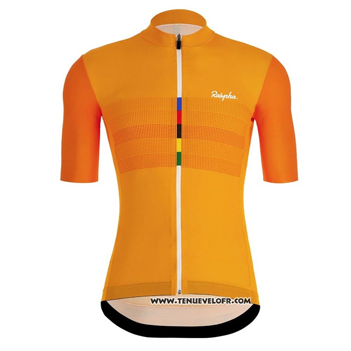 2020 Maillot Ciclismo Rapha Orange Manches Courtes et Cuissard