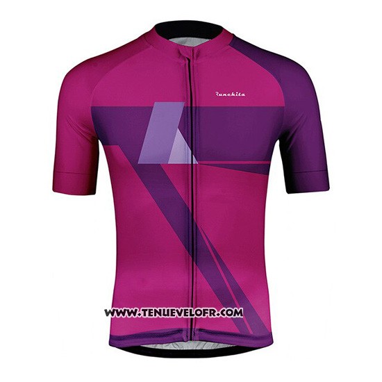 2019 Maillot Ciclismo Runchita Fuchsia Manches Courtes et Cuissard