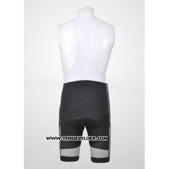 2012 Maillot Ciclismo Scott Blanc et Gris Manches Courtes et Cuissard