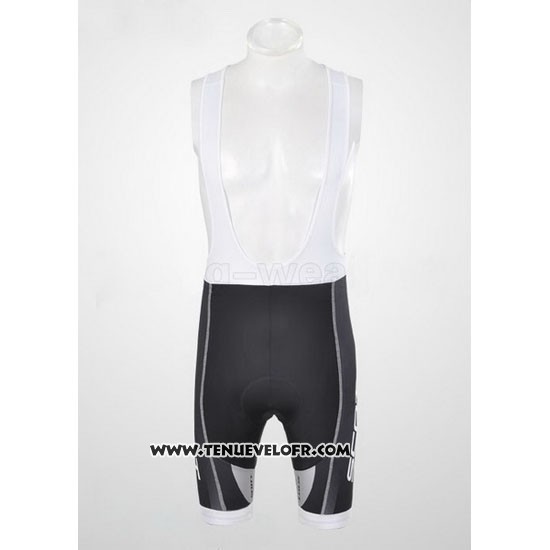 2012 Maillot Ciclismo Scott Noir et Gris Manches Courtes et Cuissard