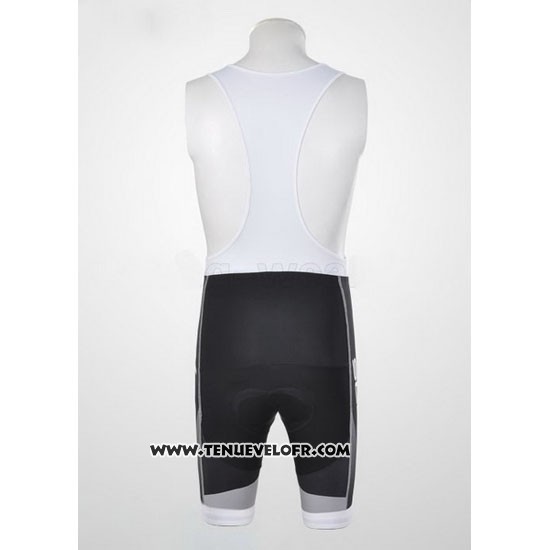 2012 Maillot Ciclismo Scott Noir et Gris Manches Courtes et Cuissard