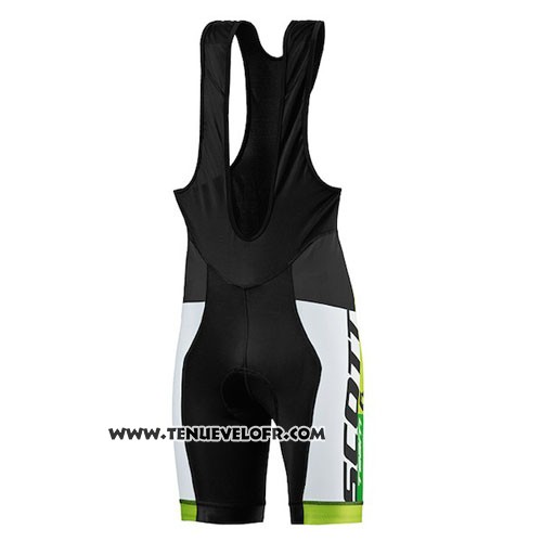 2016 Maillot Ciclismo Scott Jaune et Vert Manches Courtes et Cuissard