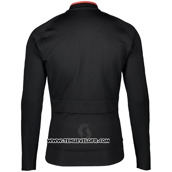 2019 Maillot Ciclismo Scott RC Ff Jaune Noir Manches Longues et Cuissard
