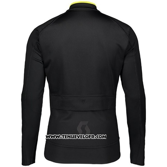 2019 Maillot Ciclismo Scott RC Ff Noir Rouge Manches Longues et Cuissard