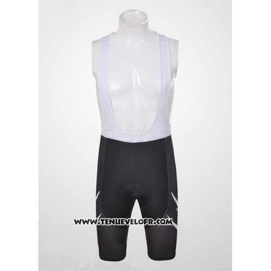2012 Maillot Ciclismo Shimano Noir et Orange Manches Courtes et Cuissard