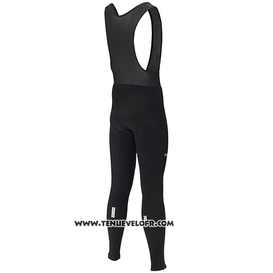 2019 Maillot Ciclismo Shimano Gris Rouge Manches Longues et Cuissard
