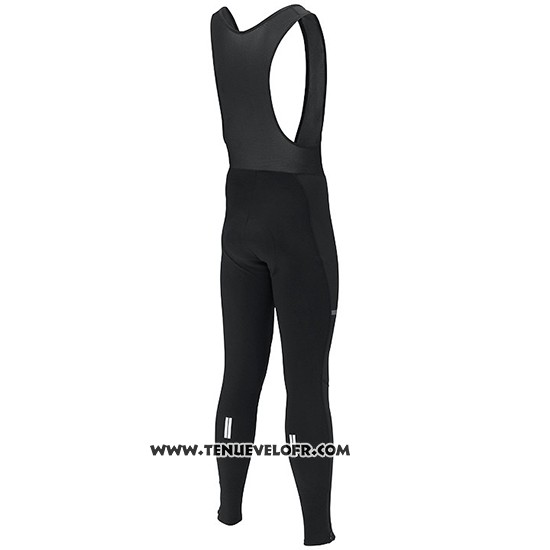 2019 Maillot Ciclismo Shimano Noir Bleu Manches Longues et Cuissard