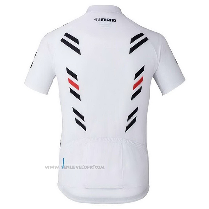 2021 Maillot Cyclisme Shimano Jaune Manches Courtes et Cuissard