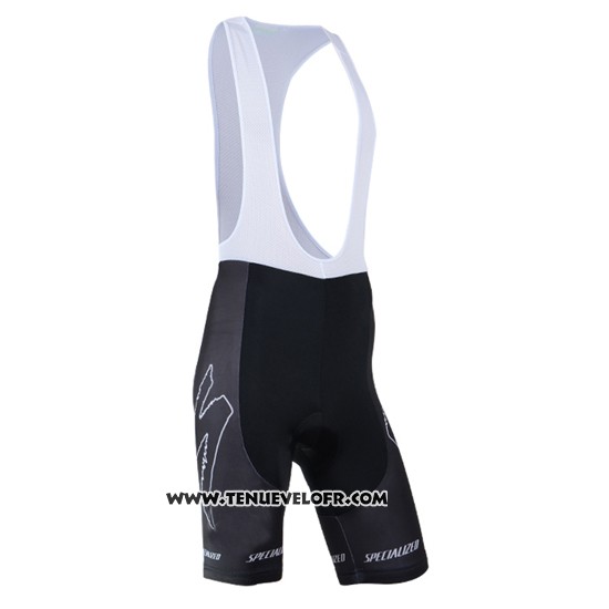 2014 Maillot Ciclismo Specialized Noir et Vert Manches Courtes et Cuissard