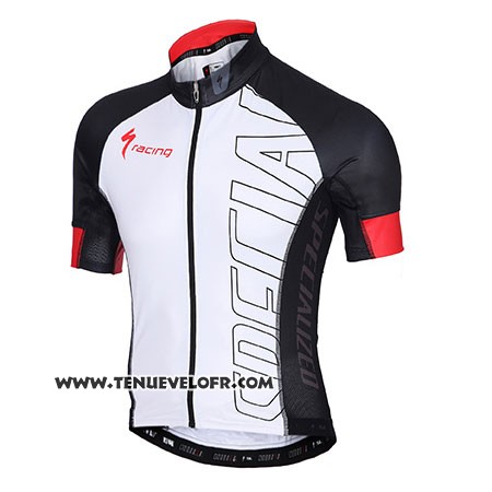 2015 Maillot Ciclismo Specialized Noir et Blanc Manches Courtes et Cuissard