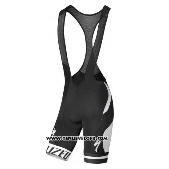 2016 Maillot Ciclismo Specialized Blanc et Gris Manches Courtes et Cuissard