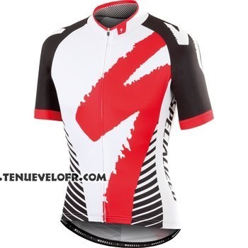 2016 Maillot Ciclismo Specialized Gris et Blanc Manches Courtes et Cuissard