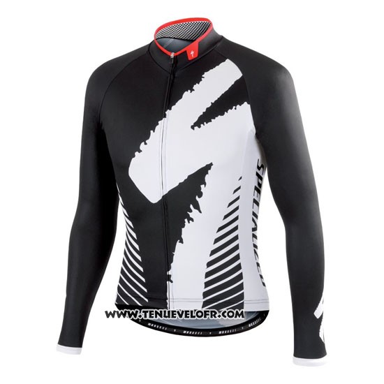 2016 Maillot Ciclismo Specialized Ml Profond Noir Manches Longues et Cuissard