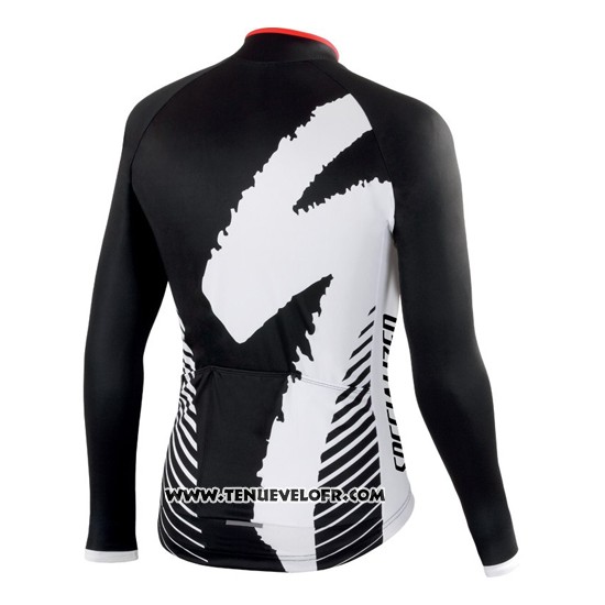 2016 Maillot Ciclismo Specialized Ml Profond Noir Manches Longues et Cuissard