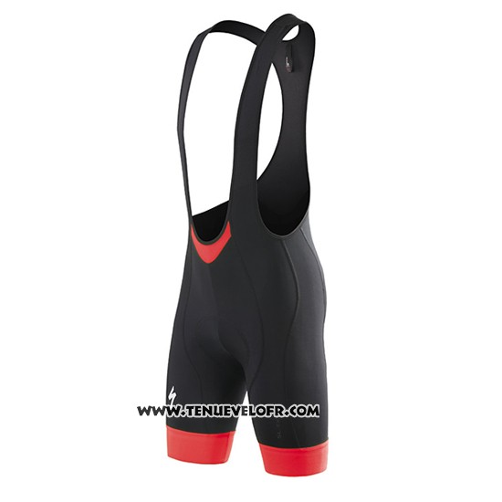 2016 Maillot Ciclismo Specialized Rouge Blanc Noir Manches Courtes et Cuissard