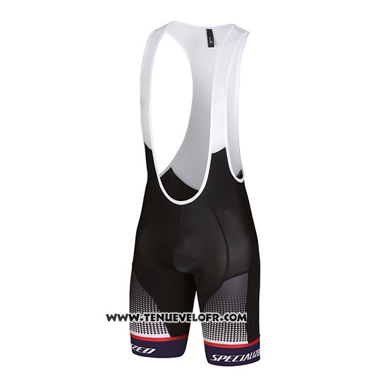 2018 Maillot Ciclismo Specialized Blanc Violet Manches Courtes et Cuissard