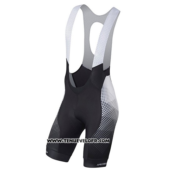 2018 Maillot Ciclismo Specialized Noir Gris Jaune Manches Courtes et Cuissard