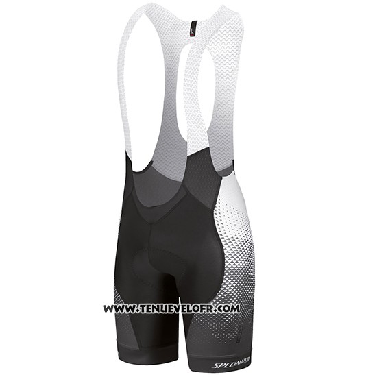 2018 Maillot Ciclismo Specialized Noir Gris Rose Manches Courtes et Cuissard