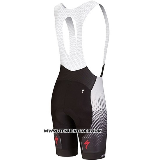 2018 Maillot Ciclismo Specialized Noir Gris Rose Manches Courtes et Cuissard