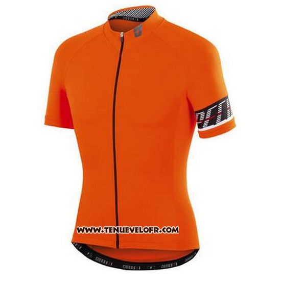 2018 Maillot Ciclismo Specialized Orange Noir Manches Courtes et Cuissard