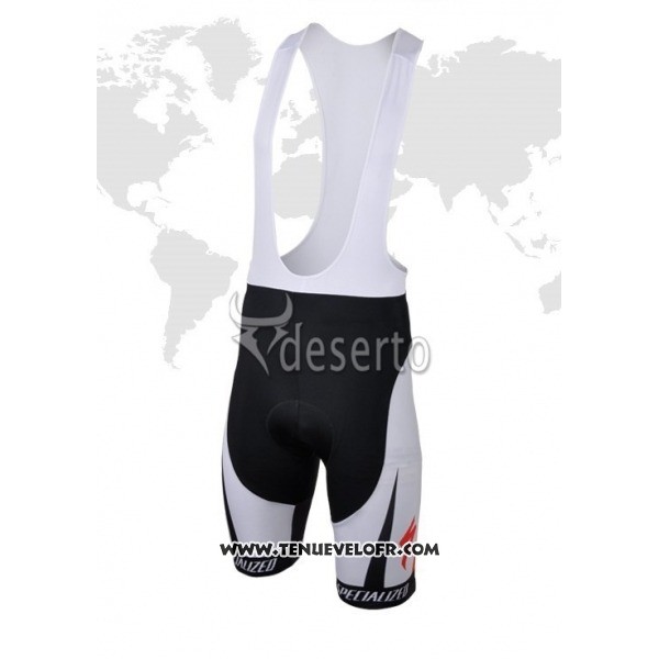 2018 Maillot Ciclismo Specialized Rouge Blanc Manches Courtes et Cuissard